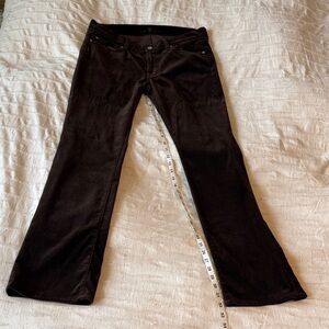 7 For All Mankind Dark Brown Flare Jeans
